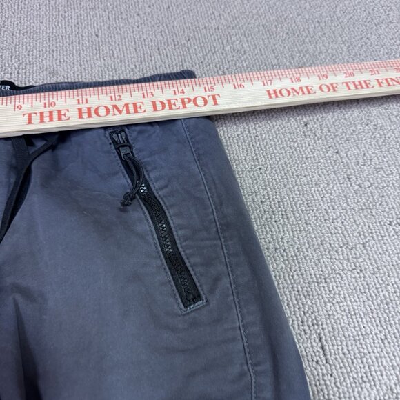 Hollister Cargo Skinny Joggers Gray Zip Pockets Men’s Size Small Drawstring - Picture 3 of 12